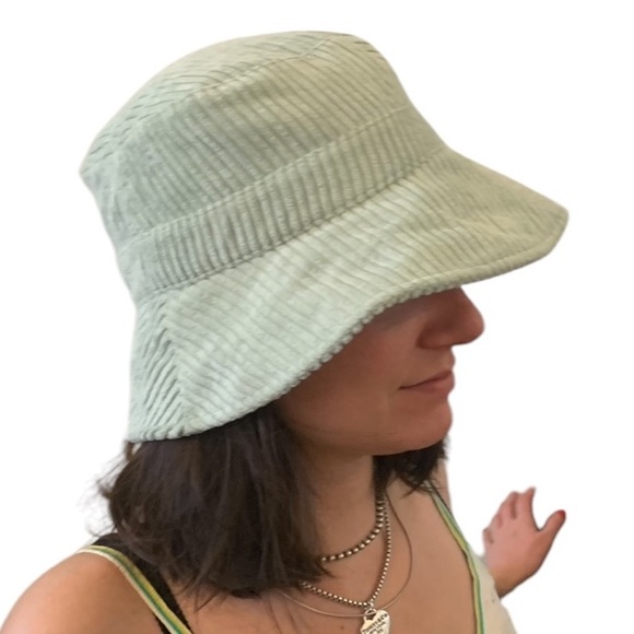 NWOT Wild Fable Corduroy Mint Green Bucket Hat - Picture 4 of 11